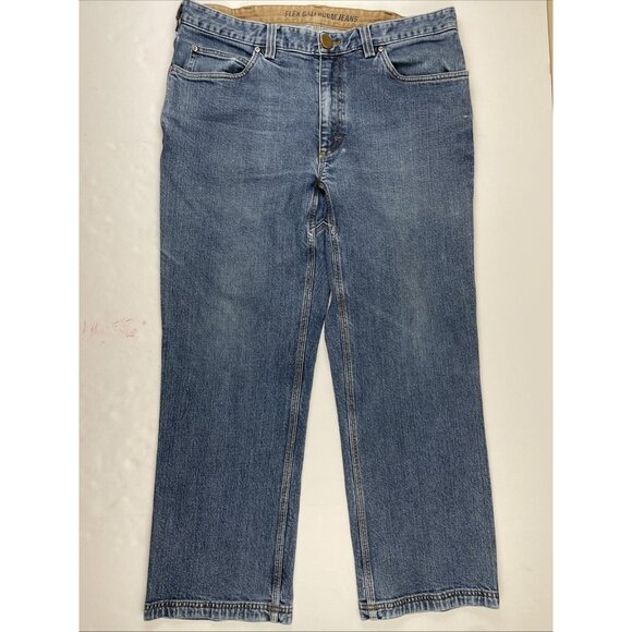 Duluth Trading Co Flex Ballroom Jeans Men’s 38x30 Straight Leg Cotton Stretch - Picture 2 of 11